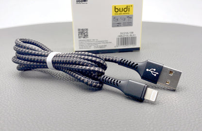 Budi DC210L10 1m USB-A to Lightning cable