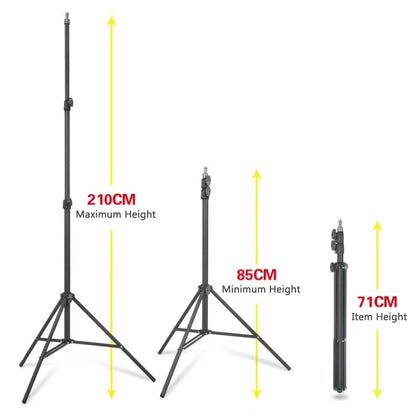 2.1m Heavy duty ring light tripod 8806/8809