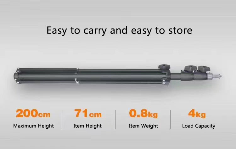 2.1m Heavy duty ring light tripod 8806/8809