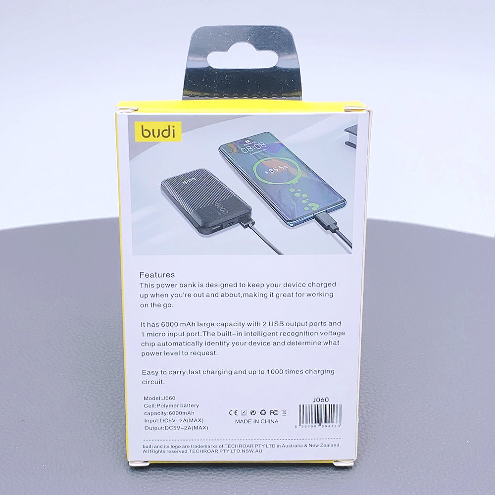 Budi J060 6000 mah power bank