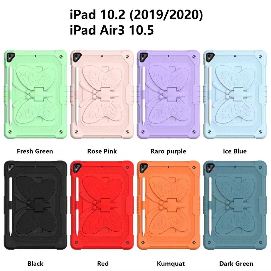 Case for Ipad Air 4 /Air 5 10.9 with penslot stand   (Air 4 10.9/pro 11 2018/2020/2021 fit) butterfly
