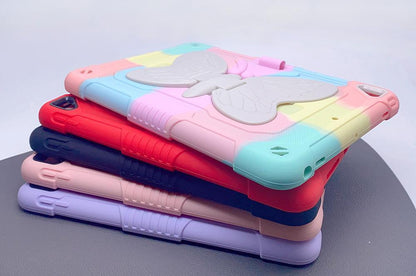 Case for mini 6 A15/mini 7 ‌A17 Pro butterfly with penslot stand