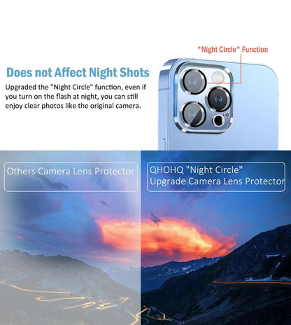 Camera lens glass screen protector for iPhone