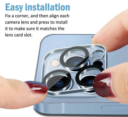 Camera lens glass screen protector for iPhone