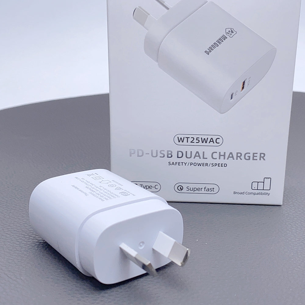 Maxguard WT25WAC PD 25W wall charger (support super fast charging)