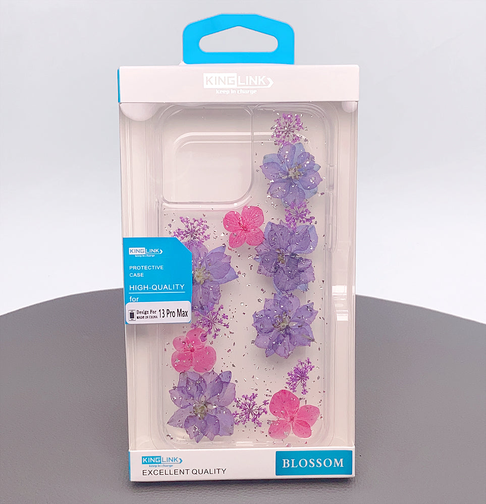 Case for Iphone 15 Pro 6.1 real flower blossom