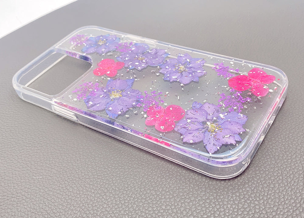 Case for Iphone 11Pro 5.8 real flower blossom