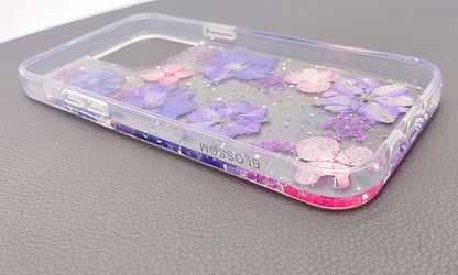 Case for Iphone Xsmax 6.5 real flower blossom