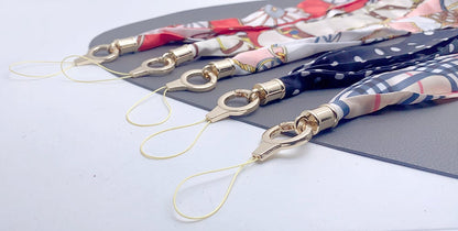Charm lanyard for cell phone ( Silk )