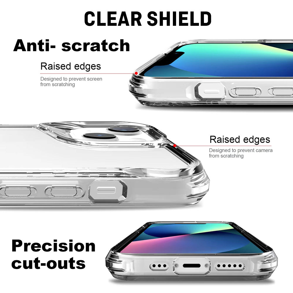 Case for Iphone 13 pro max 6.7 clear shield  (12 pro max fit)