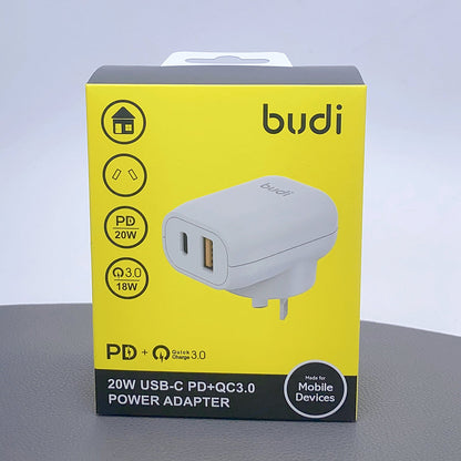 Budi AC339VAW PD 20W wall charger