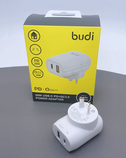 Budi AC339VAW PD 20W wall charger