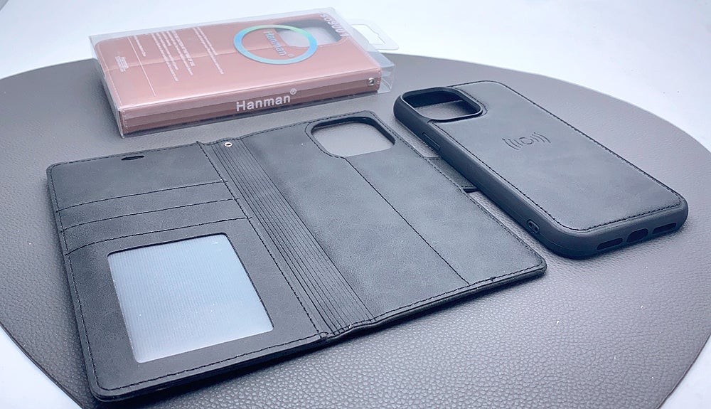 Case for Iphone i7/8+ plus hanman 2 in 1 detachable magnetic wallet  (i6+/i7+/i8+ fit)