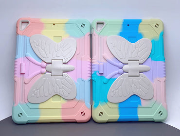 Case for iPad 7th 10.2 A10 Fusion/8th 10.2 A12/9th 10.2 ‌A13/ Pro 10.5/ Air3 10.5 with penslot stand butterfly