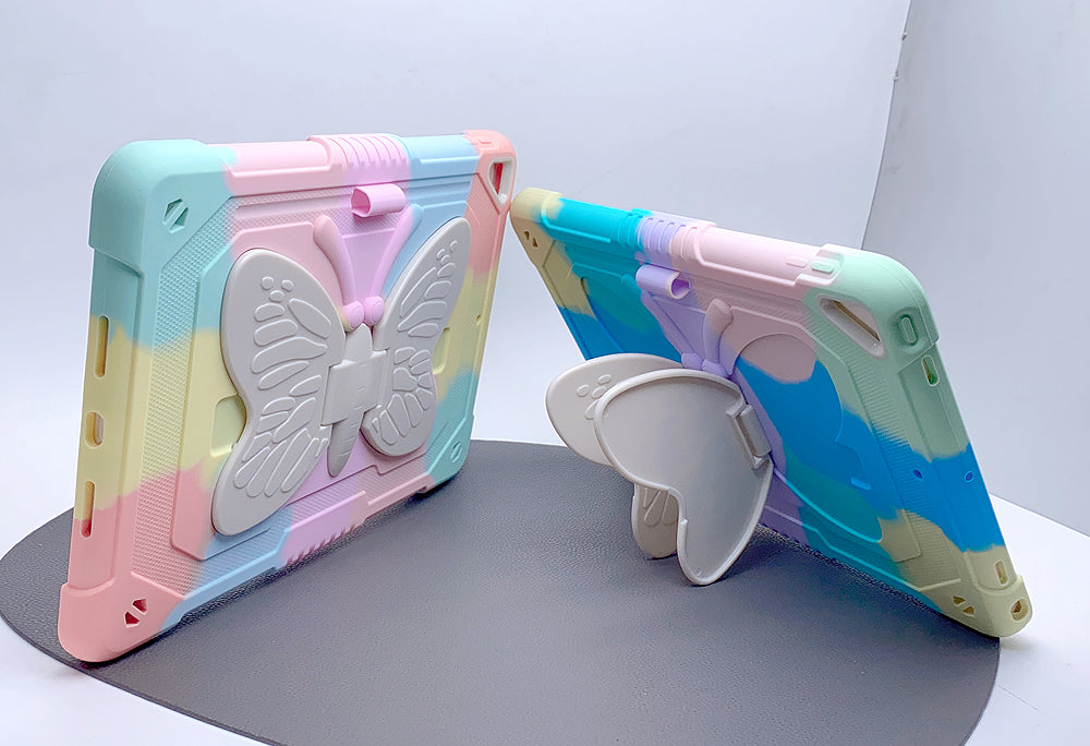 Case for mini 6 A15/mini 7 ‌A17 Pro butterfly with penslot stand