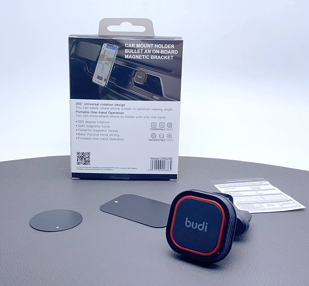 Budi CM529B MagFit 360 Rotation Car Mount Holder