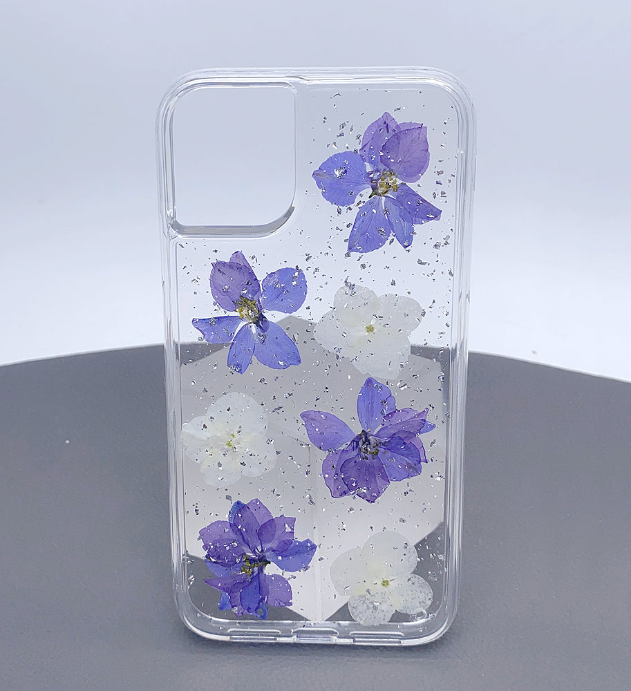 Case for Iphone 15 Pro 6.1 real flower blossom