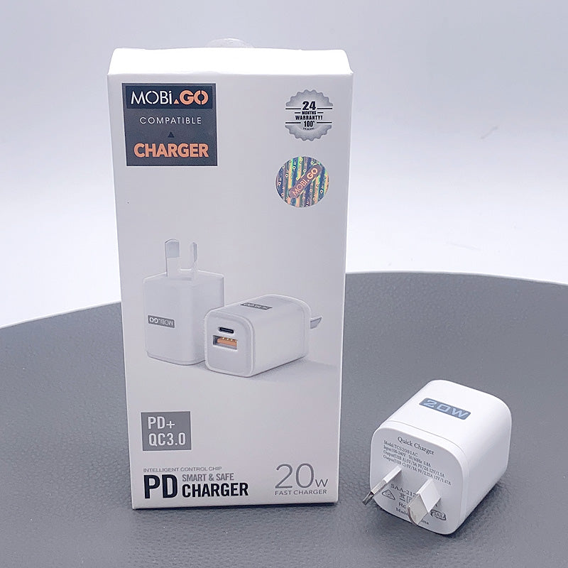 Mobigo TCS2081AC PD 20W wall charger