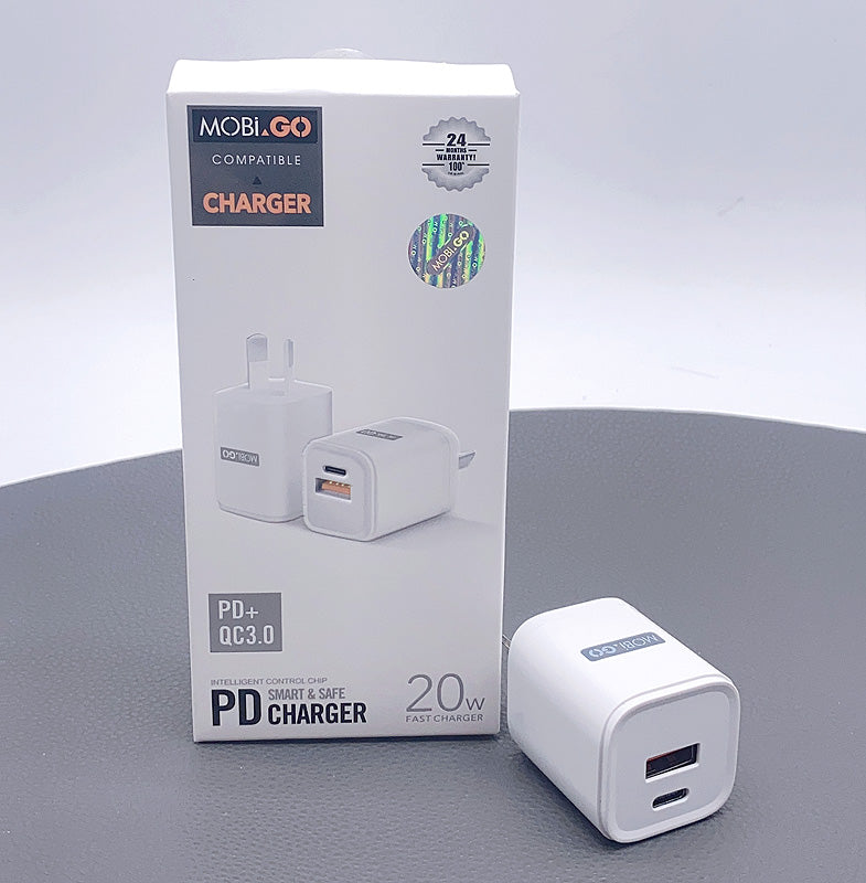 Mobigo TCS2081AC PD 20W wall charger