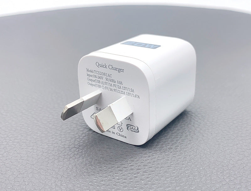 Mobigo TCS2081AC PD 20W wall charger