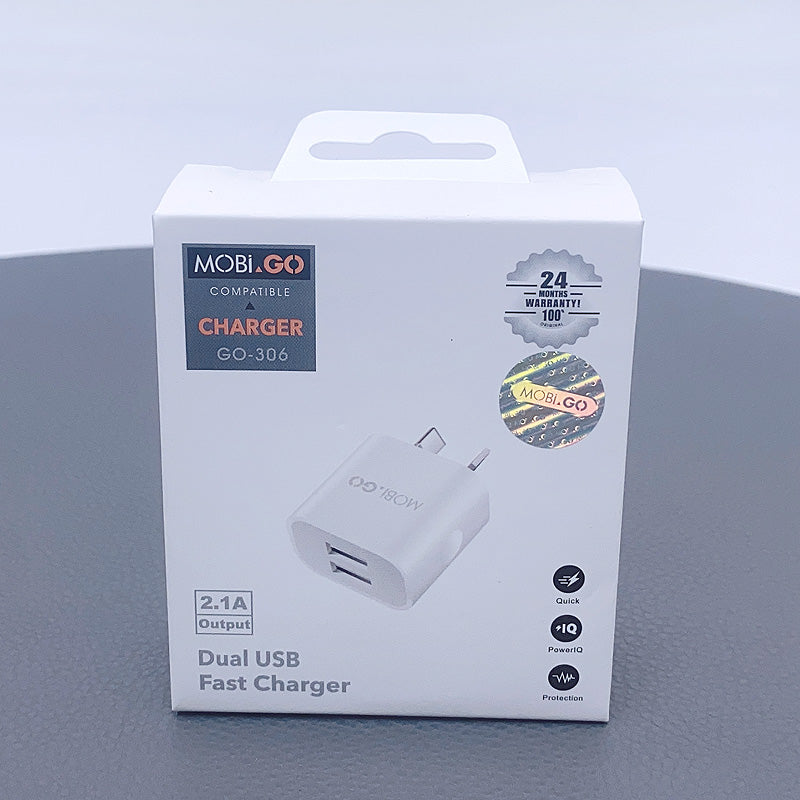 Mobigo GO306 2.1A wall charger