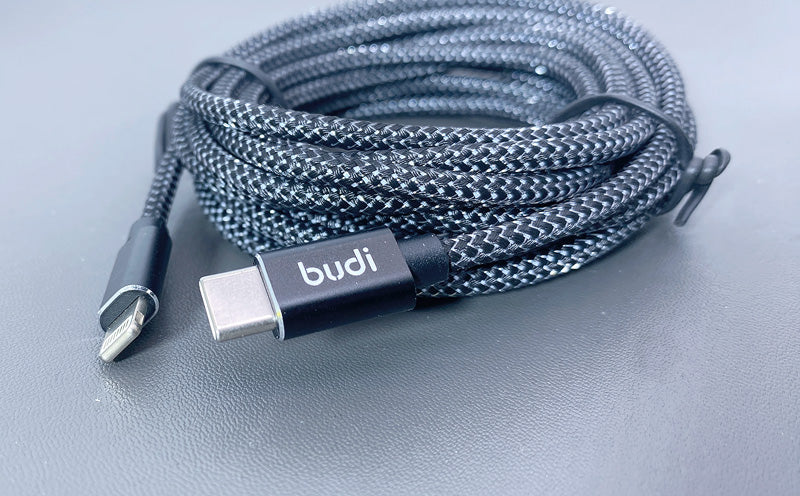 Budi DC206TL30 3m 20W Type-C to Lightning cable