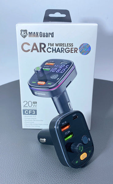 Maxguard CF3 PD 20W Bluetooth FM Transmitter