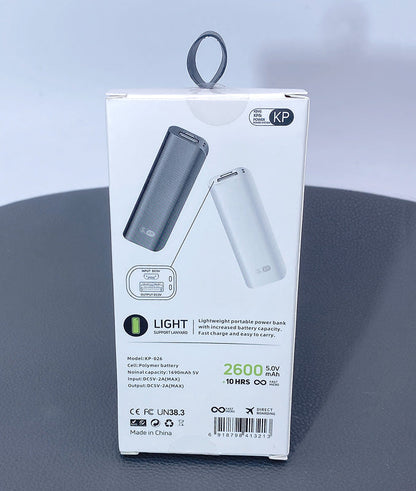 King KP026 / KL26 2600 mah power bank