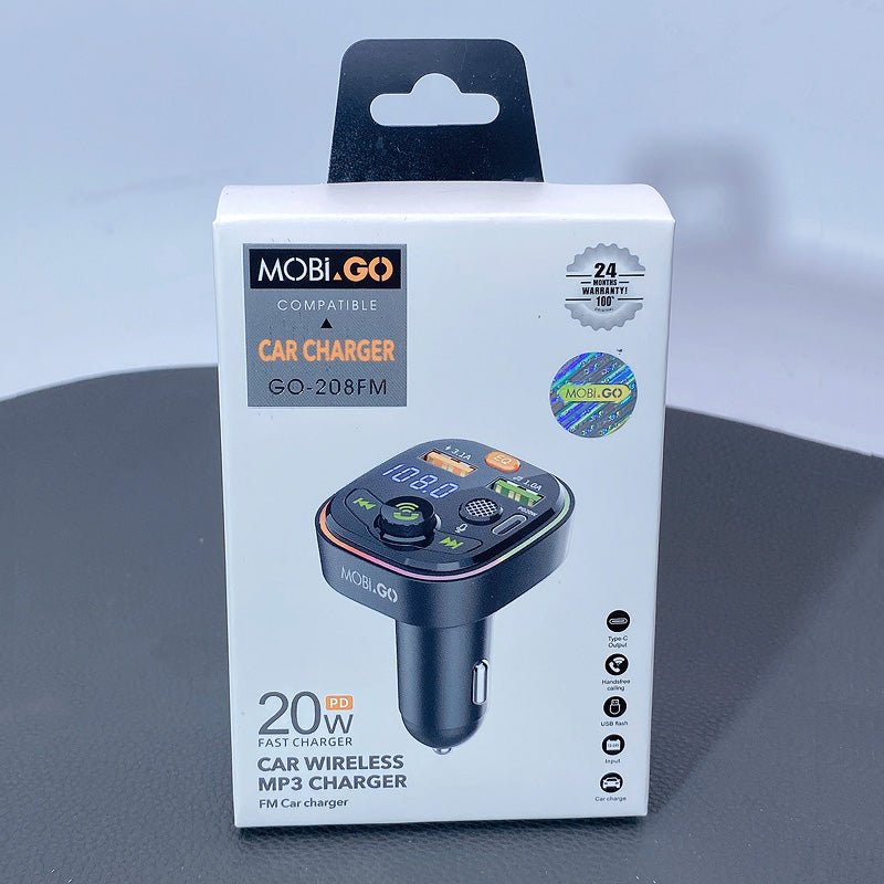 Mobigo GO208FM PD 20W Car MP3 FM Transmitter