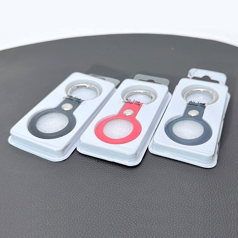 AirTag leather (Short) ring charm