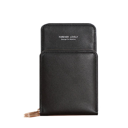 Carry pouch universal shoulder zip belt bag for phone