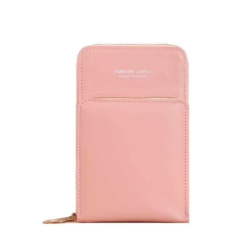 Carry pouch universal shoulder zip belt bag for phone