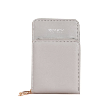 Carry pouch universal shoulder zip belt bag for phone