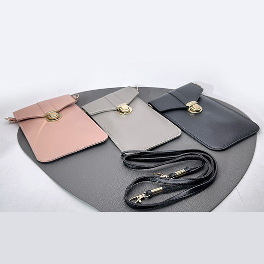 Carry pouch universal belt button bag for mobile phone (fit 5-7)