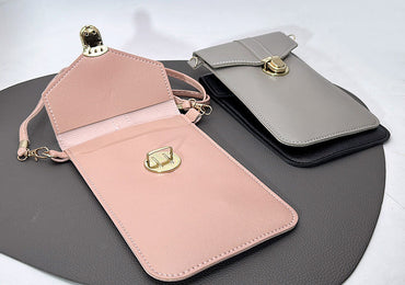 Carry pouch universal belt button bag for mobile phone (fit 5-7)