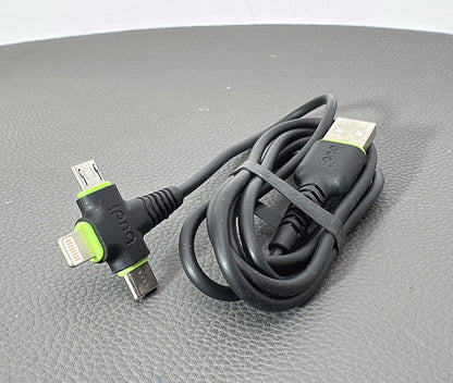 Budi M8J150+ plus 1.2m 3 in 1 cable