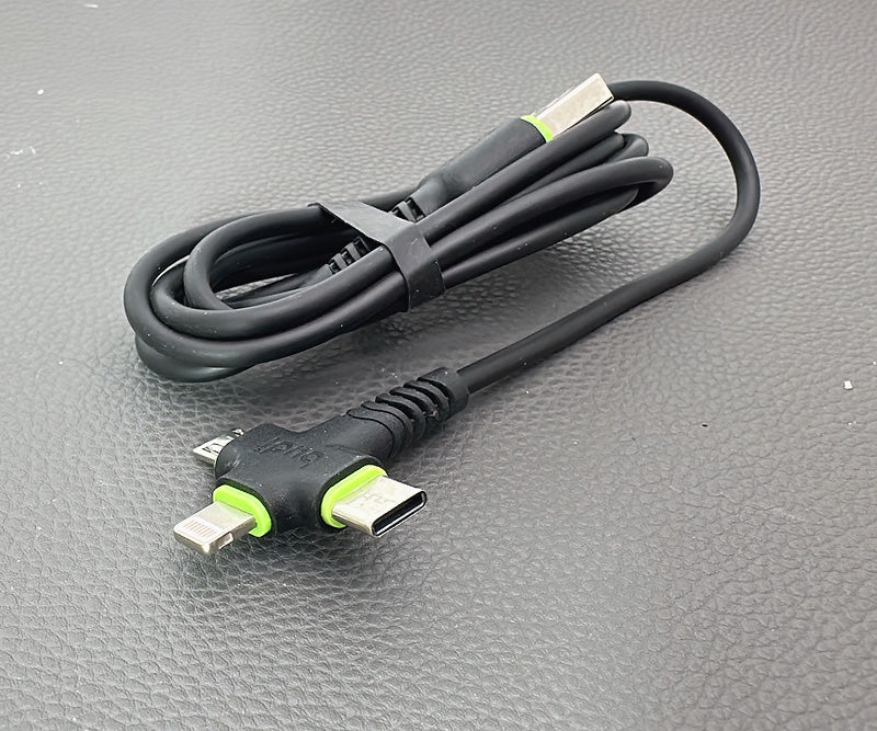 Budi M8J150+ plus 1.2m 3 in 1 cable