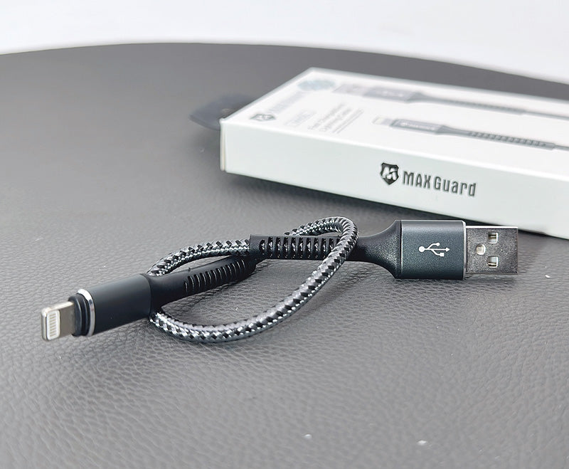 Maxguard M40L 25cm USB-A to Lightning cable