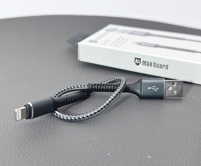 Maxguard M40L 25cm USB-A to Lightning cable