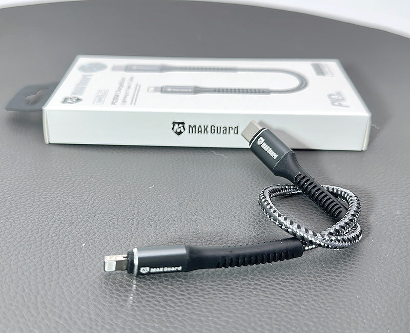 Maxguard M40LC 25cm 20W Type-C to Lightning cable