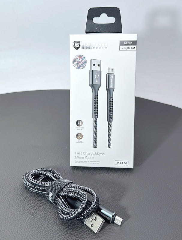 Maxguard M41M 1m USB-A to Micro cable