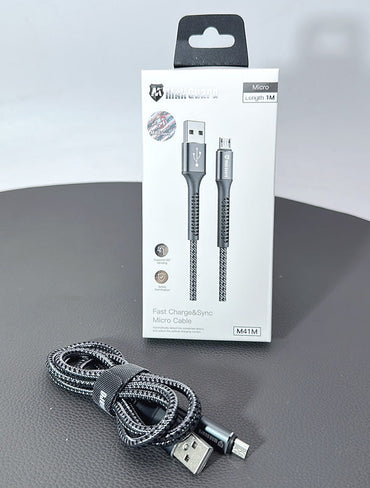 Maxguard M41M 1m USB-A to Micro cable