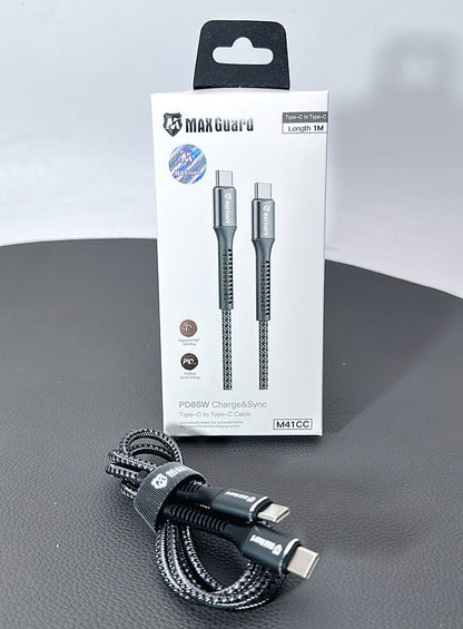 Maxguard M41CC 1m 65W Type-C to C cable