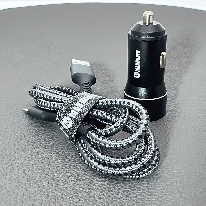 Maxguard MC039C 3.1A 2USB car charger with USB-A to C combo