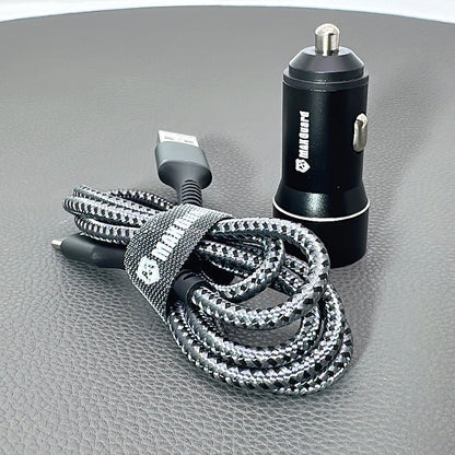 Maxguard MC039C 3.1A 2USB car charger with USB-A to C combo