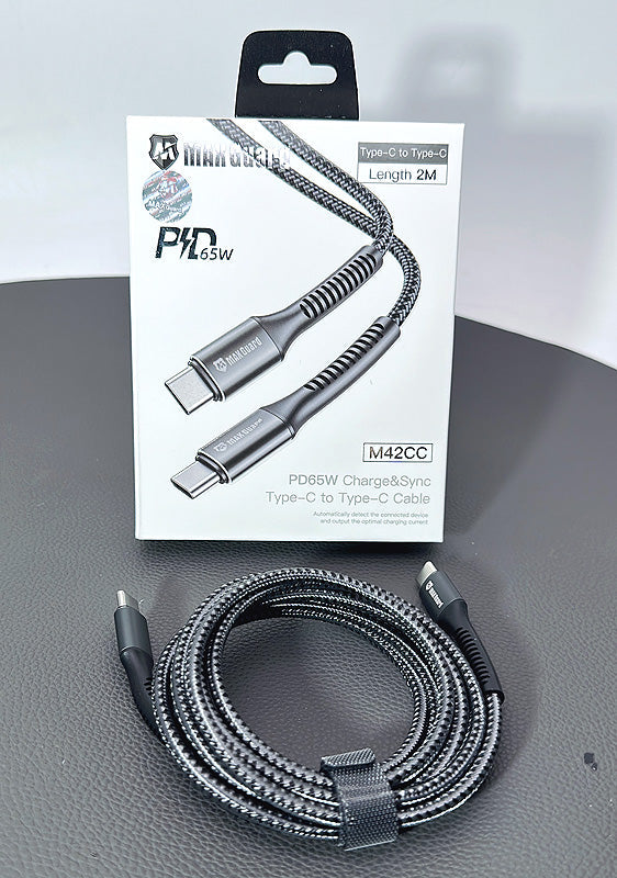 Maxguard M42CC 2m 65W Type-C to C cable