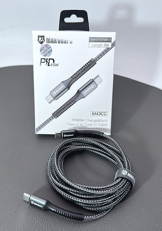 Maxguard M43CC 3m 65W Type-C to C cable