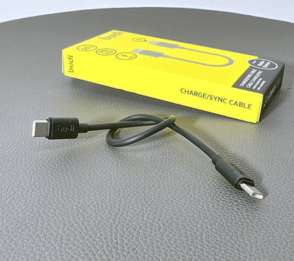 Budi DC023TT025B 25cm 65W Type-C to C Cable