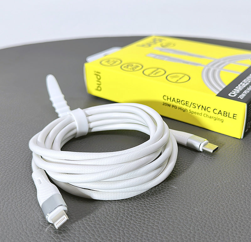 Budi DC251TL20 2m 20W Type-C to Lightning Cable