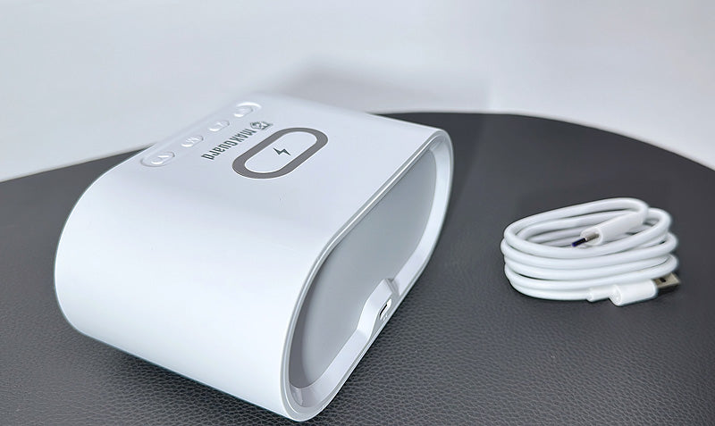 Maxguard MW05 2 in 1 15W Alarm Clock Wireless Charger
